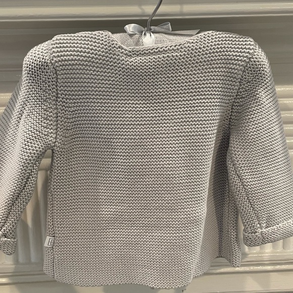 NWT Bloomingdales Elegant Baby 6m Gray Cardigan - Picture 3 of 5